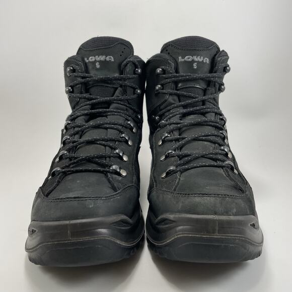 Lowa Renegade Mid GTX Hiking Boots Mens Size 9 Black GoreTex Waterproof main image 11